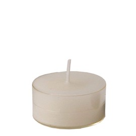 Spaas 30 Scented Clearlights, Tealights in Transparent Clear Cup, 4.5 Hours, Spiritual Jasmine