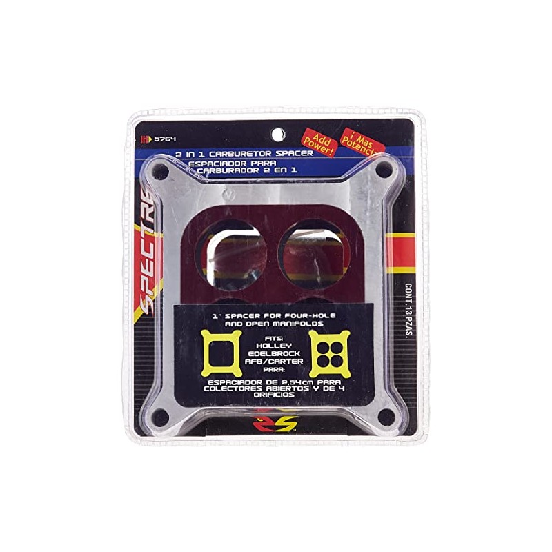 Spectre Performance 5764 Universal 4-Hole/Open Carburetor Spacer