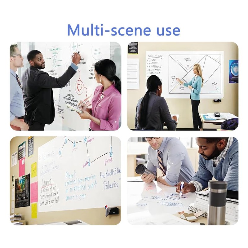 Babenoun Magnetic Dry Erase Board Contact Paper 24"x39" for Wall