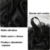 Esponjas de Baño Negras Set de 4 - Lufa Exfoliante