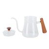 Coffee Kettle Pour Over High Borosilicate Glass Heat Resistant Round
