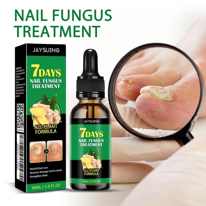 JAYSUING Ginger Nail Care Liquid, Nail Nutrients, Repairs Damaged and