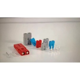 JTtrading 175A Battery Quick Connect Disconnect Jumper Connectors Cable Kit Plug Winch Red