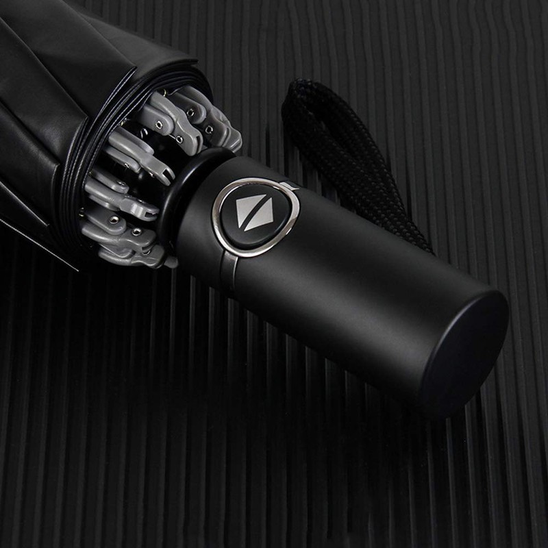 WULUN Automatic folding umbrella, reverse folding umbrella, reinforced 10 ribs,