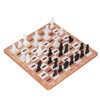 Wooden Chess Game Children Adult Portable Funny Folding Chess Board