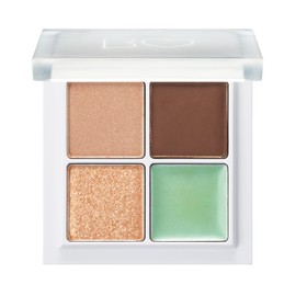B IDOL The Eye Palette 108 Determined Blonde Beige, 0.3 oz (8 g), Eyeshadow, 3D Feel, Highlighter, Brown, Beige