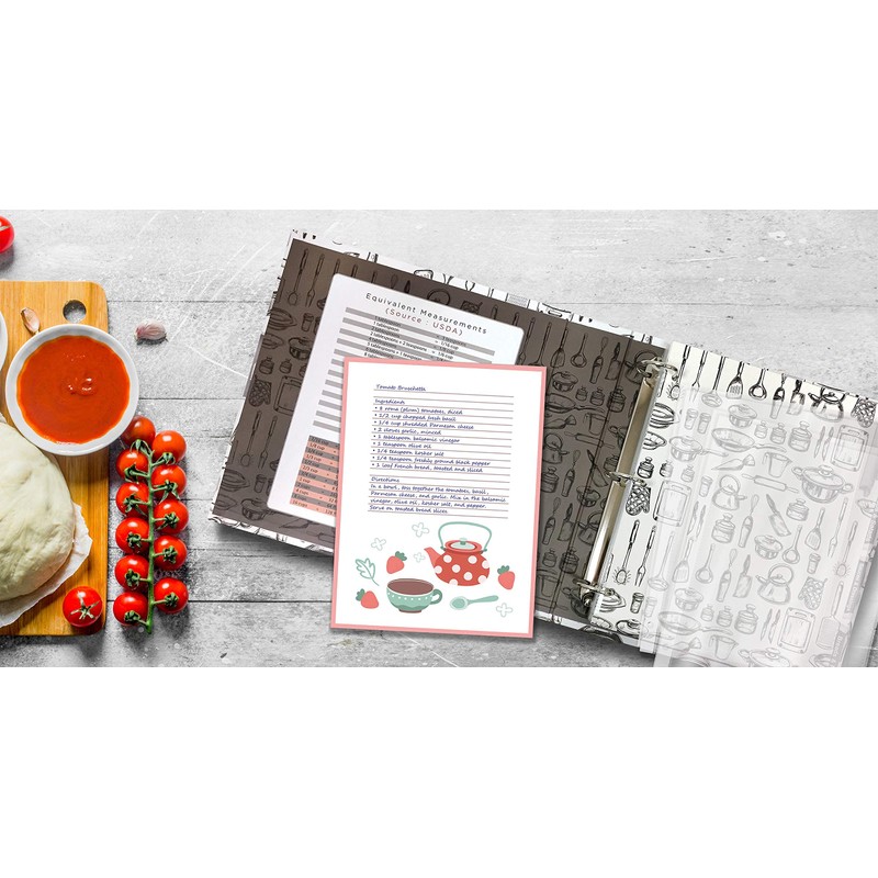 Better Kitchen Products Recipe Binder, Full Page 3 Ring Standard