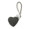 Frey ID FWGB251311 Women's Heart Strap Pouch, BLK Free Size