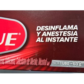 Cuidado De La Piel Ultra Bengué Dolor De Espalda 65g.