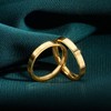 NOKMIT 3mm 14K Gold Filled Rings for Women Girls Dainty