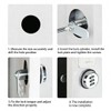 QANYEGN Combination Cam Lock, Cabinet Combination Locks, 3 Digit Combination
