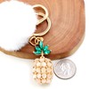 Cute Moonstone Pineapple Keychain Car Keyring Fruit Charms Wallet Phone