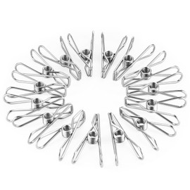Clothes pins, 20PCS Bag Clips, Picture Clips, chip Clips Bag Clips Food Clips, clothespins for Hanging Clothes, Bags Clips for Food, Photo Clips for Pictures (20pcs Large Size Clothes Pins)