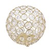 Crystal Tea Light Candle Holders Wedding Decor Table Centerpieces (Gold