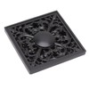 Floor Drain Quadrate Antique European Style Copper Stainless Steel Odor