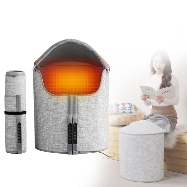 WOOLALA Electric Foot Warmer Under Desk for Office, Foldable Space
