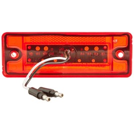 RoadPro RP-1284R Red 6" x 2" LED Light with Replaceable Lens
