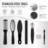 8-Piece Stainless Steel Foot Care Kit for Pedicure – Dead