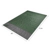 NUZAMAS 200 x 200 cm Waterproof Picnic Blanket, Lightweight Beach