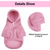 Princess Dog Cat Sweatshirt Hoodies (Pink, Small)