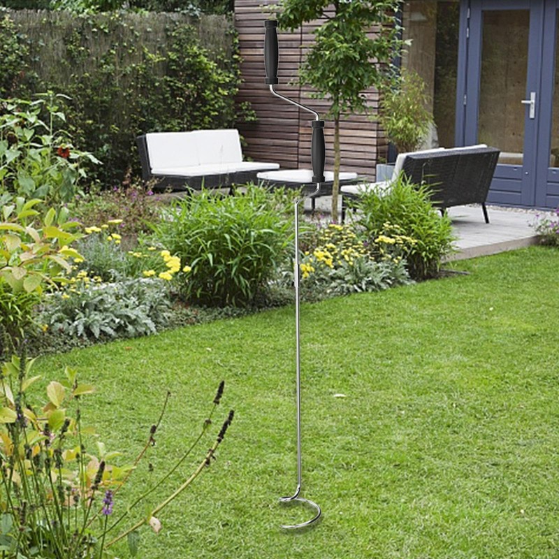 ＫＬＫＣＭＳ Compost Aerator Outdoor Portable Easy to Grip Compost Turner