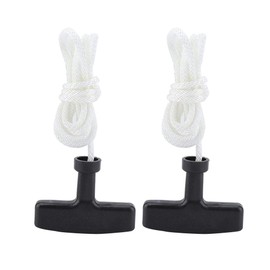Raguso 2pcs Lawnmower Pull Cord 1.5m Start Ropes Starter Handle String Trimmer Replacement Parts Mower Accessories