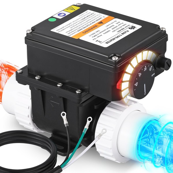 Mxmoonant 2KW 110V Hot Tub Thermostat, Spa Heater Whirlpool Bathtub