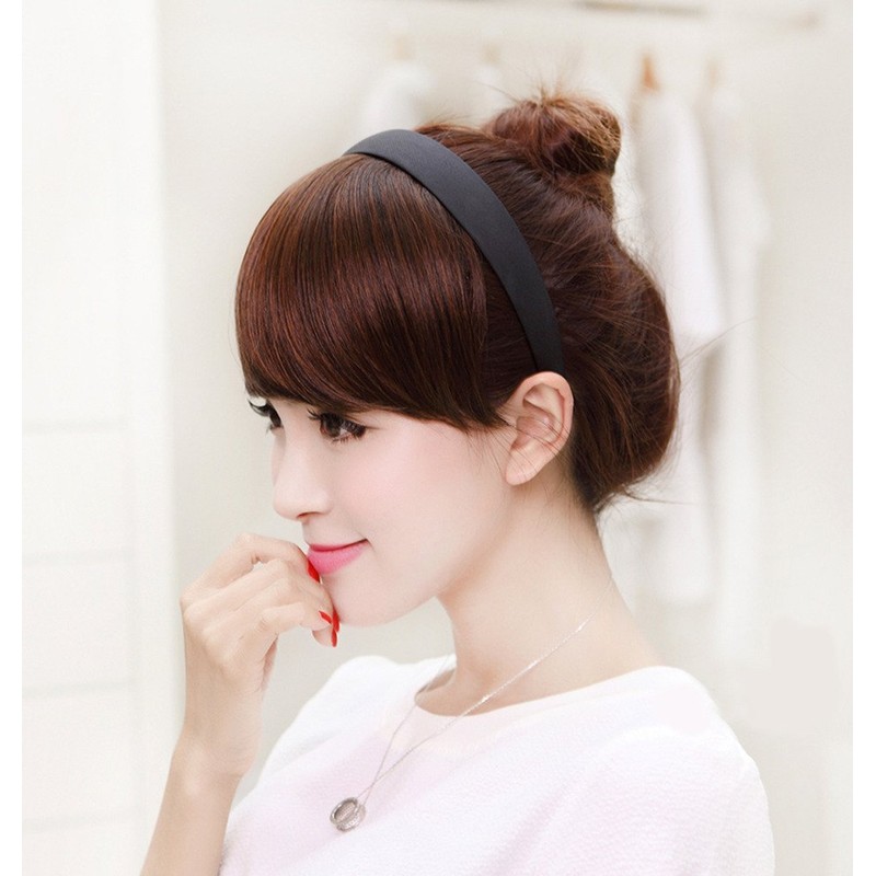 CEXIN Bangs Wig, With Bangs, Headband Hair Extension, Point Wig,