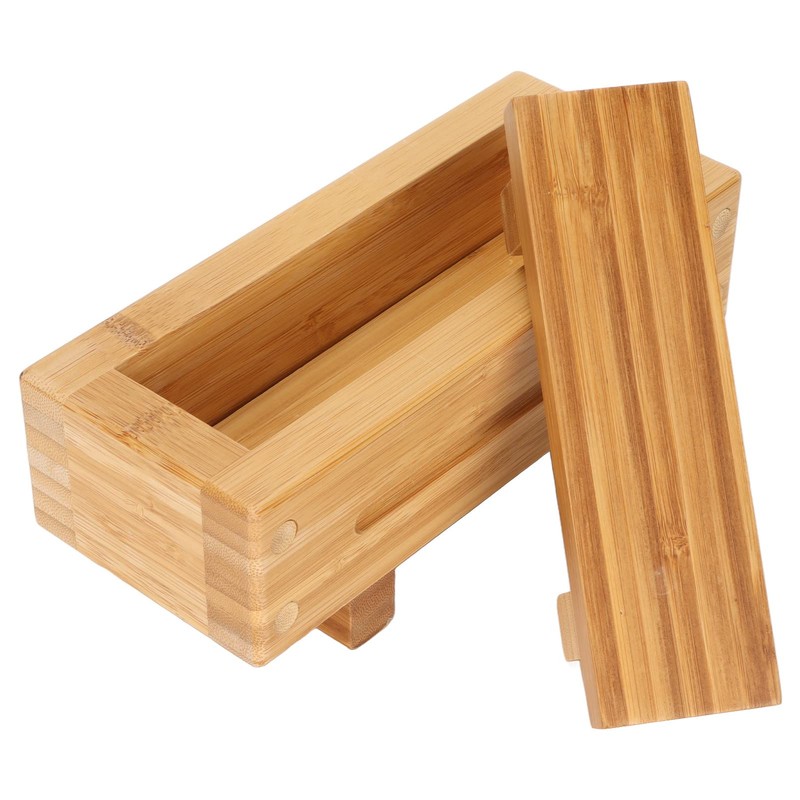 TOPINCN Wooden Sushi Press Mould, Rectangular Sushi Press Machine, Oshizushi