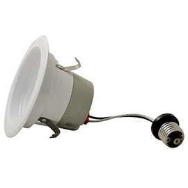 NaturaLED 4-Inch White Recessed Downlight 9-Watt (50-Watt Equivalent), Dimmable, CRI 80 5000K