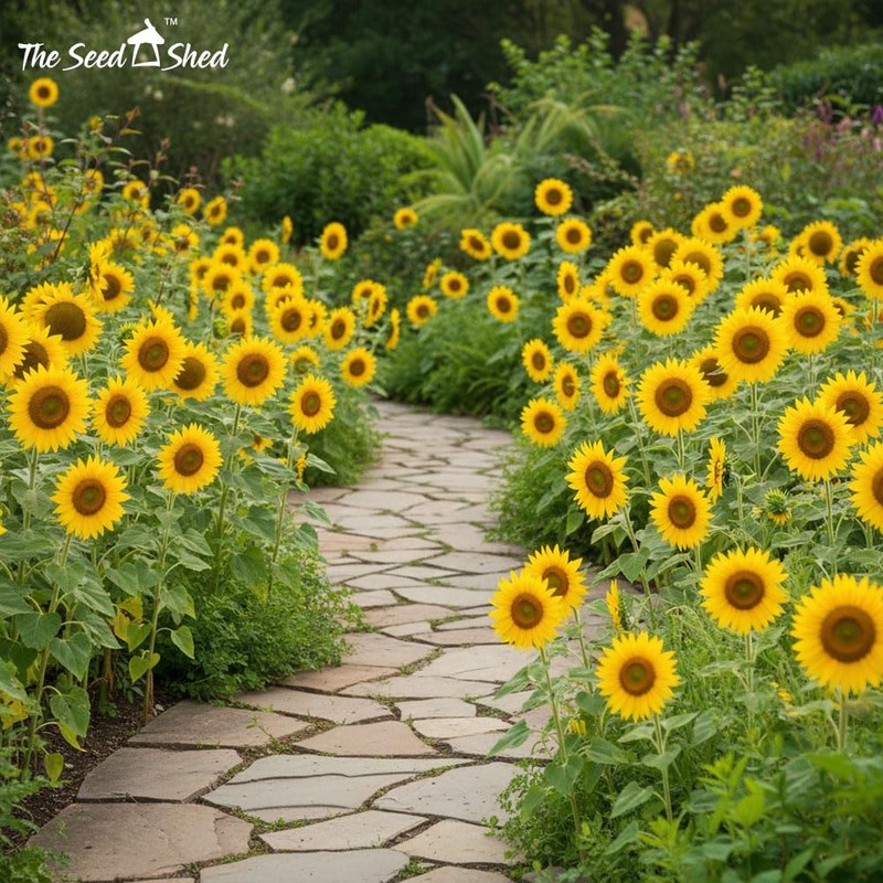 Sunflower Seeds ‘Alto Giallo’ – Tall Bright Yellow Flowers –
