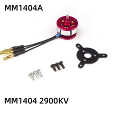 RC Brushless Motor MM1404 2900KV (C10) Brushless Outrunner Motor 2900KV with ESC Power Combo Used for Fixed Wing Micro Indoor Airplane F3P Model Airplane (MM1404A)