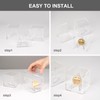 Kcgani Acrylic Coins Trophy Medal Display Case Box with Mini