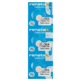 3pcs of Renata 364 SR621SW Swiss Watch Battery 1.55v