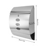 Wall Mount Mailbox, Large Capacity Security Locking Mailbox for Outside,