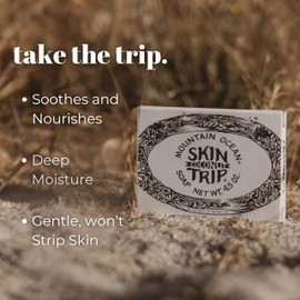 Mountain Ocean Skin Trip Coconut Soap | 4.5oz | Gentle Cleansing Bar Soap for Body, Natural Nourishment, and Hydration
