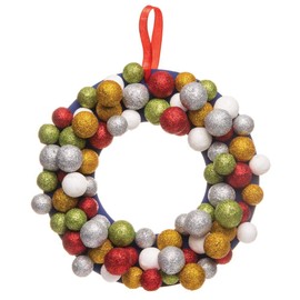 Baker Ross AR824 Styropor-Glitzerkugeln, verschiedene Größen – kreatives Weihnachtskunst- und Bastelzubehör für Kinder zum Basteln und Dekorieren, 60 g pro Packung