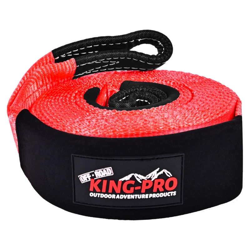 KING-PRO Snatch Strap Recovery Kit 3" x 20ft, 33,000lbs Breaking
