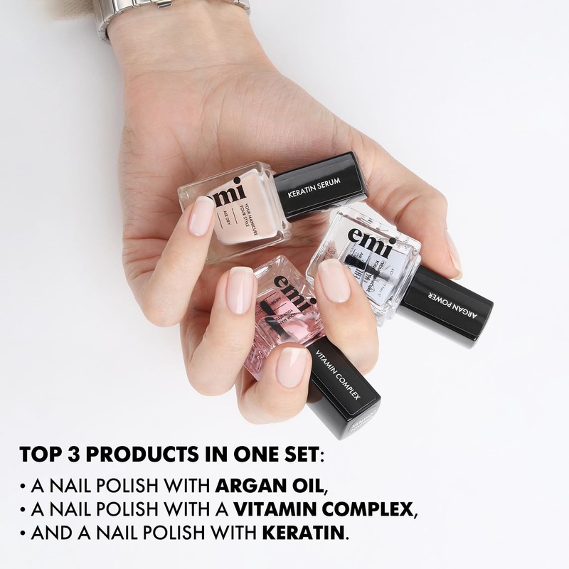 Nail Care Power Trio for strong, healthy, and nourished nails