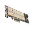 Adapter Card PCI-E B-keyM-key M.2 NGFF+NVME Interface NGFF SSD Hard