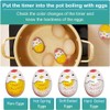 MarsHopper Egg Boiling Timer 2-Pack – Color-Changing in-Water Indicator for