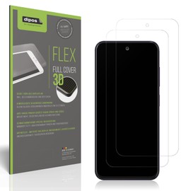 dipos FLEX 2x Schutzfolie matt passend für BLU Bold K30, Antireflex, 100% Displayabdeckung, Fingerprint Kompatibel, case-friendly, Full Cover Displayschutz Folie