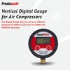 Prestaflator Vertical Digital Air Pressure Gauge – 0–255 PSI, 0.1
