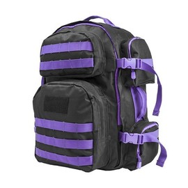 Nc Star Backpack, Black with Purple
