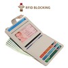 Silensu Small Womens Wallet, RFID Blocking Credit Card Holder Slim