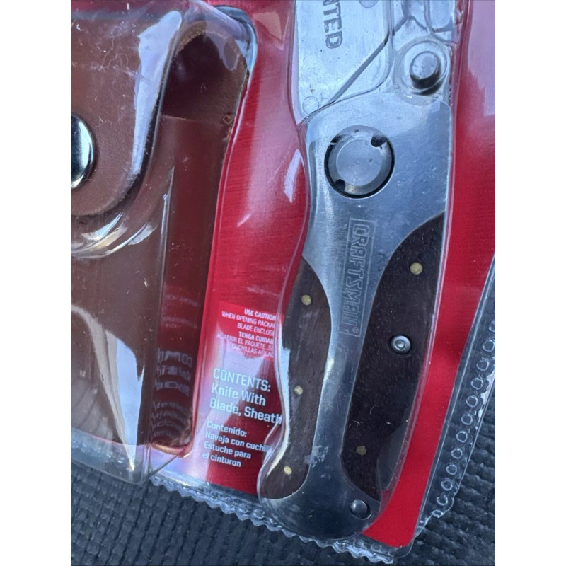 Craftsman Sears Craftsman Nos Folding Lockback Utility Knife 94845 Wood