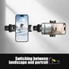 HAFOKO Aluminium Alloy Phone Tripod Mount with Cold Shoe Mount