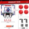 EagleStone Kids Indoor Basketball Hoop, 4 Balls Mini Basketball Toy
