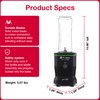 Koblenz MSKM-600 N Mix&Shake Blender, Stainless Steel Blades