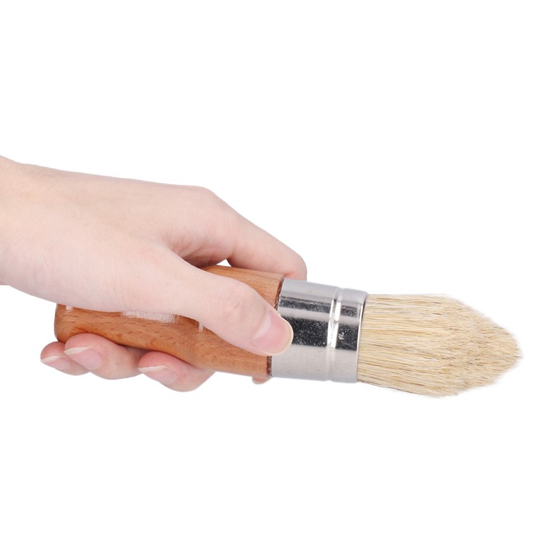 Thickened Bristles Brush Dust Removal Wooden Handle Paint Brush for